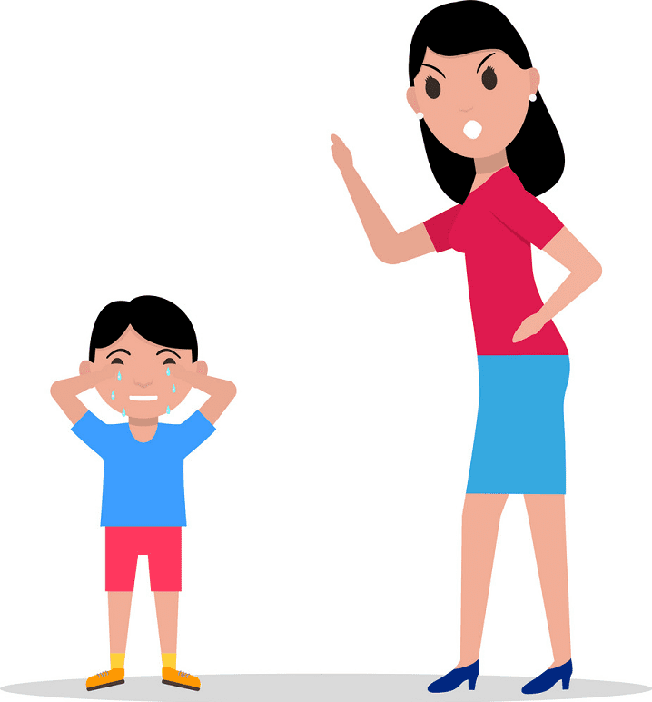 Angry Mom clipart