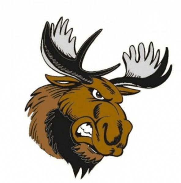 Angry Moose Head clipart free