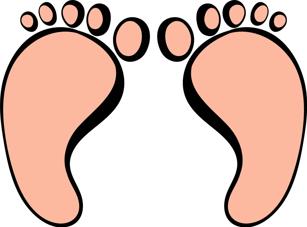 Baby Feet clipart for free