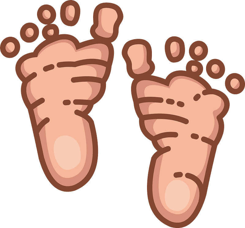 Baby Feet clipart transparent 2