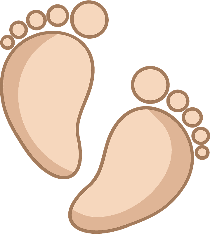 Baby Feet clipart transparent 3
