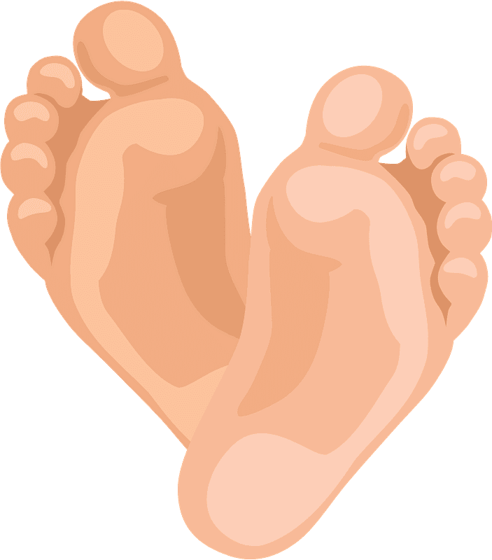 Baby Feet clipart transparent