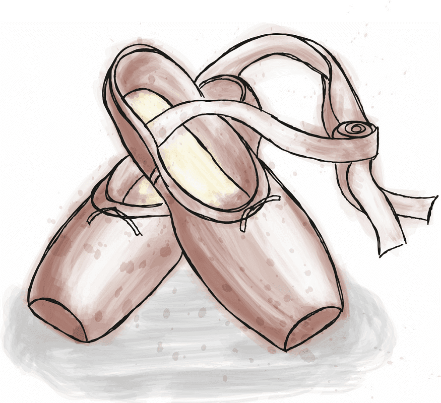 Ballet Shoes clipart png free