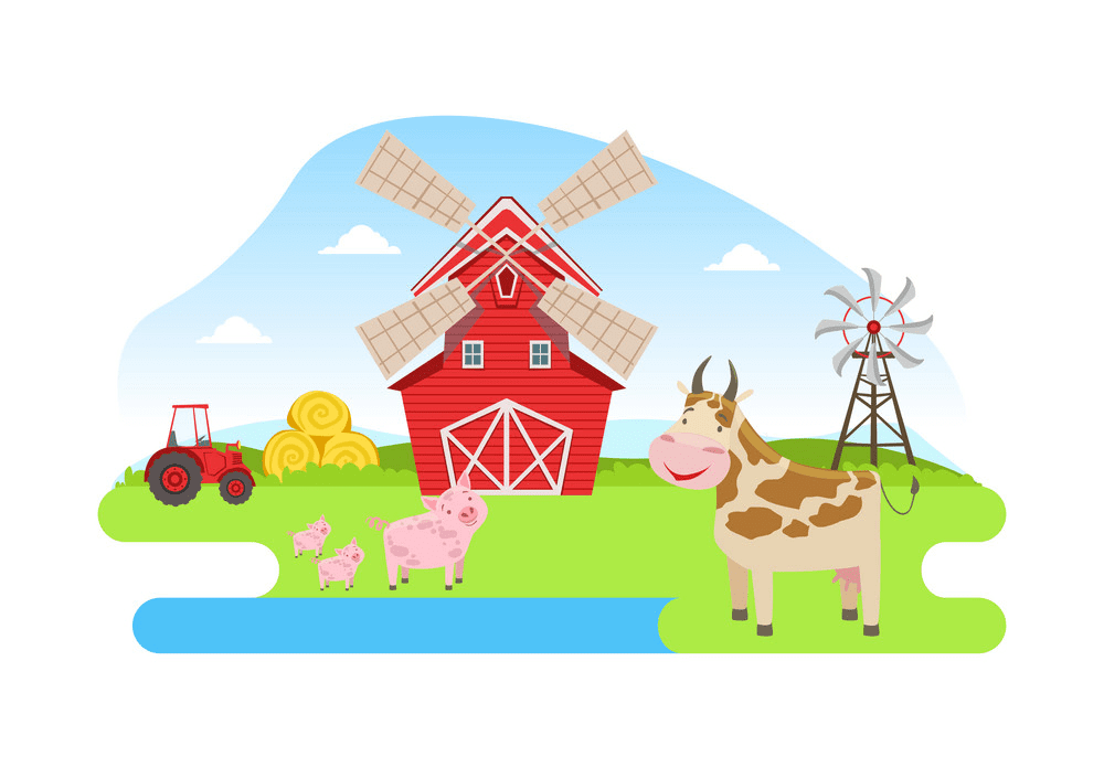 Barn Animals clipart free images