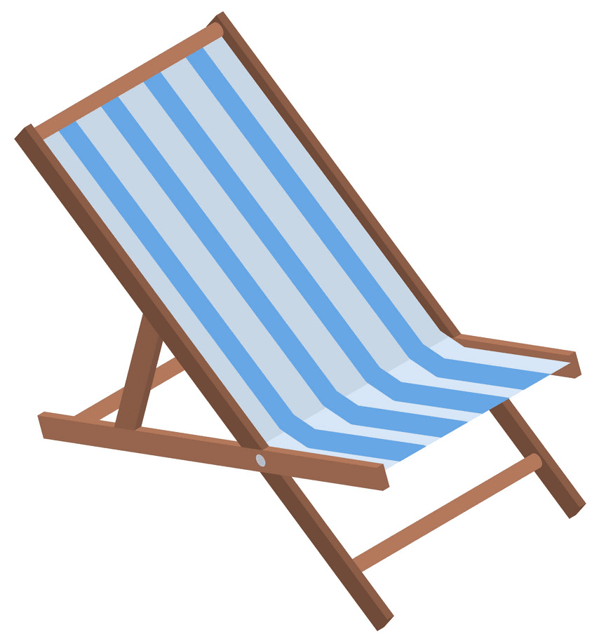 Beach Chair clipart for free