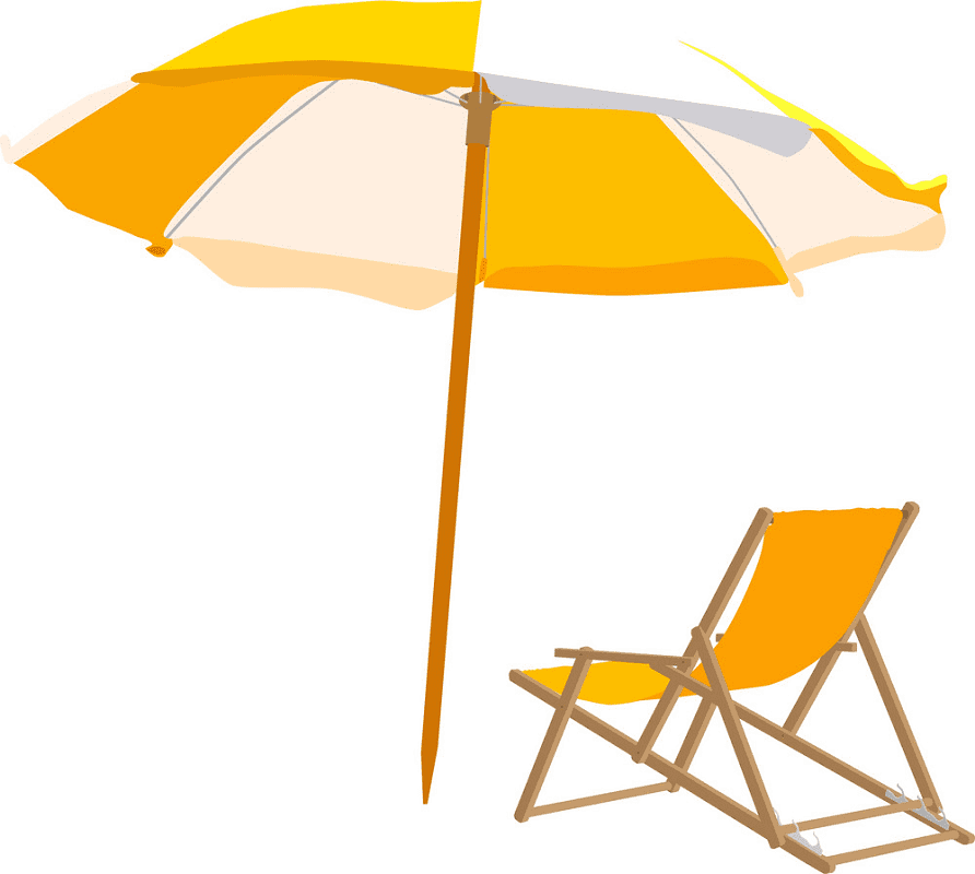 Beach Chair clipart free