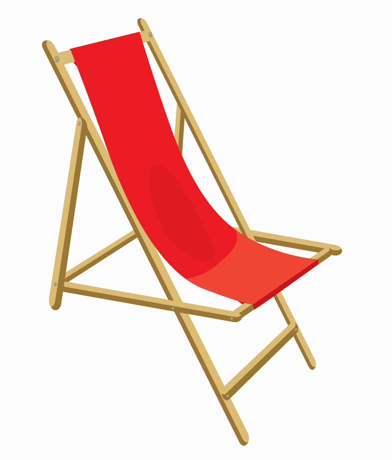 Beach Chair clipart png free