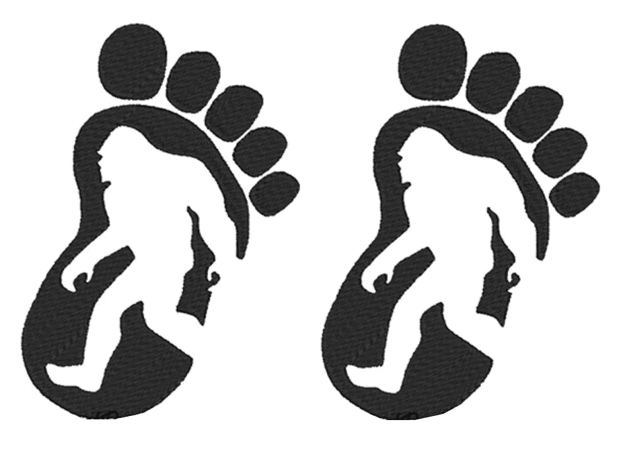 Bigfoot Footprint clipart image