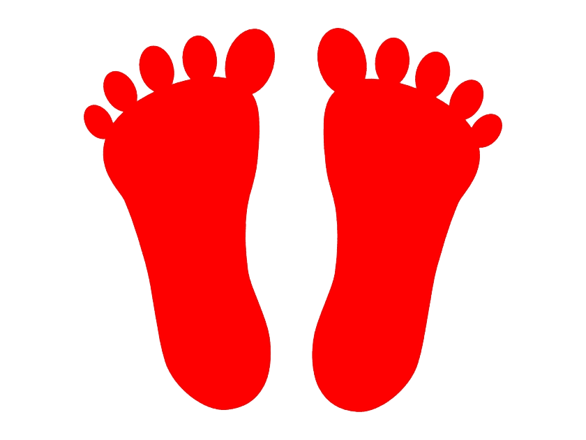 Bigfoot Footprints clipart png