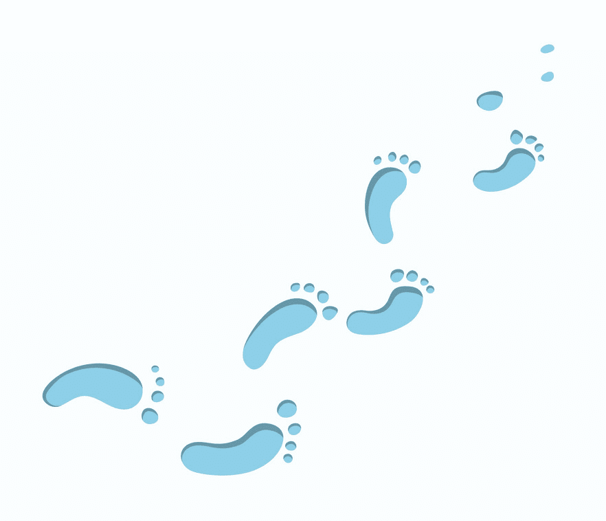 Bigfoot Footprints clipart