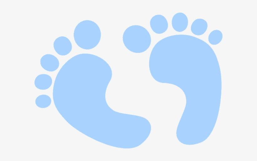 Blue Baby Feet clipart free images