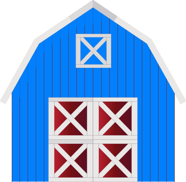 Blue Barn clipart