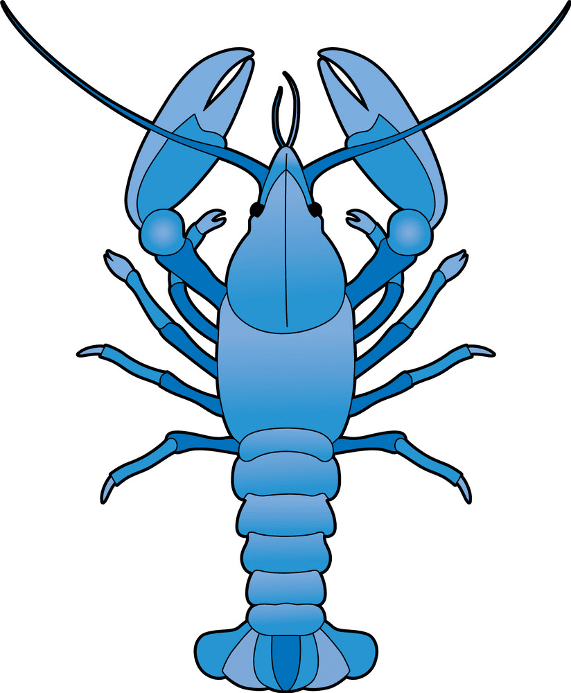 Blue Lobster clipart