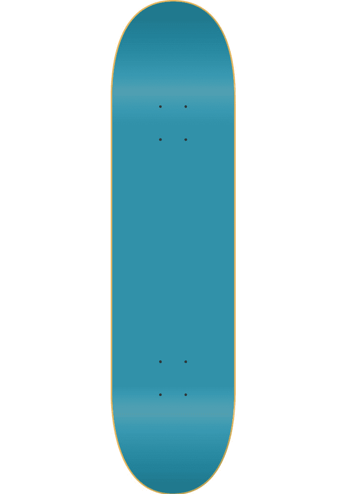 Blue Skateboard clipart