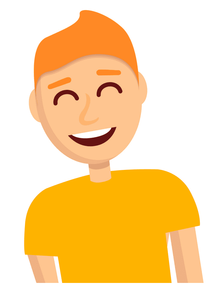 Boy Laughing clipart 10