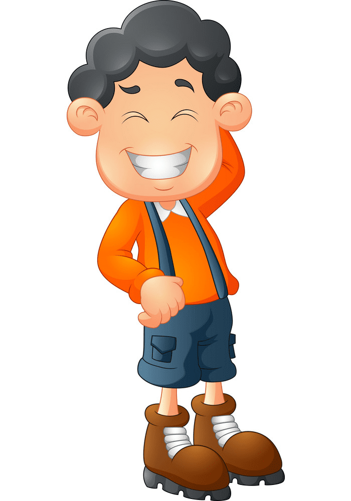 Boy Laughing clipart free 4