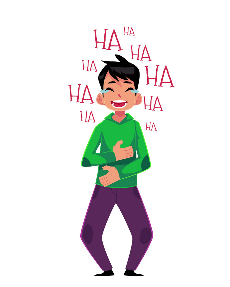 Boy Laughing clipart free 5