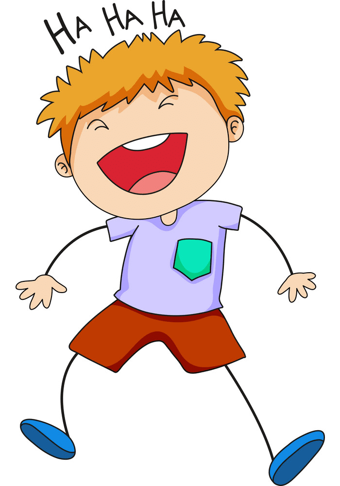 Boy Laughing clipart free
