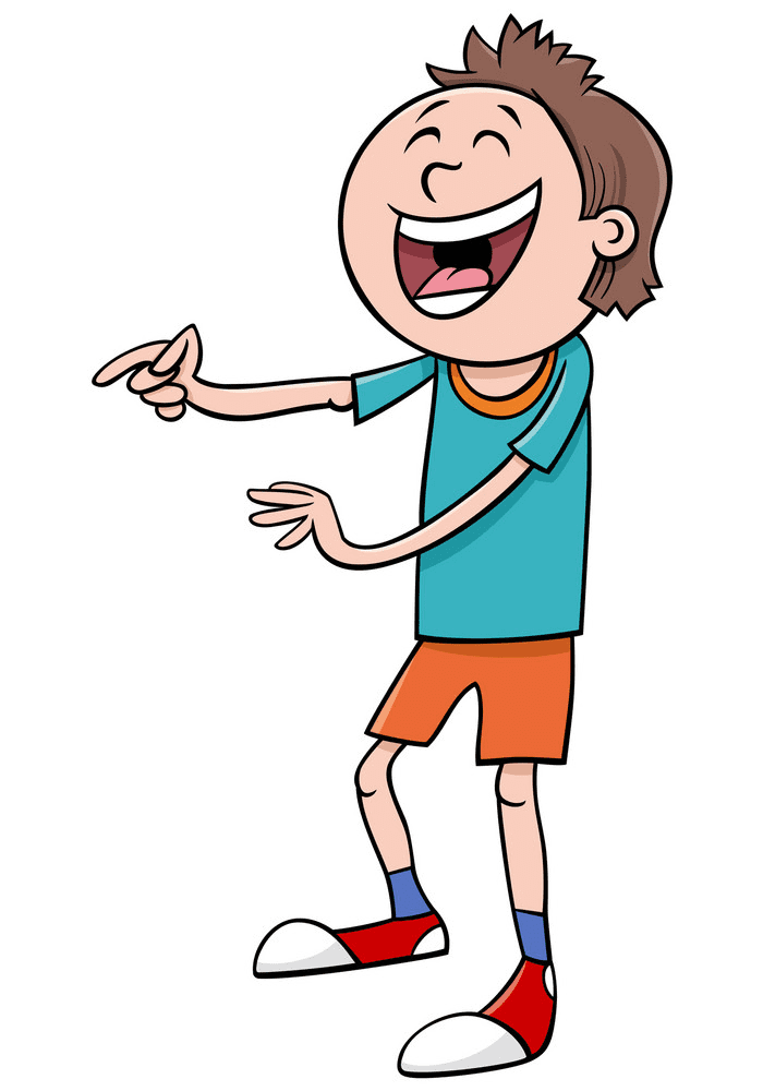 Boy Laughing clipart picture