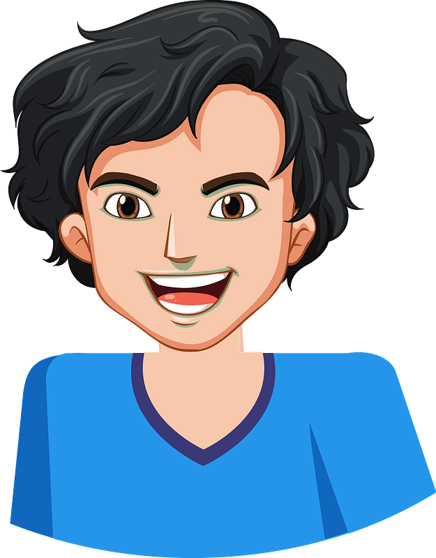 Boy Laughing clipart transparent