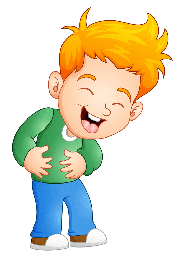 Boy Laughing clipart