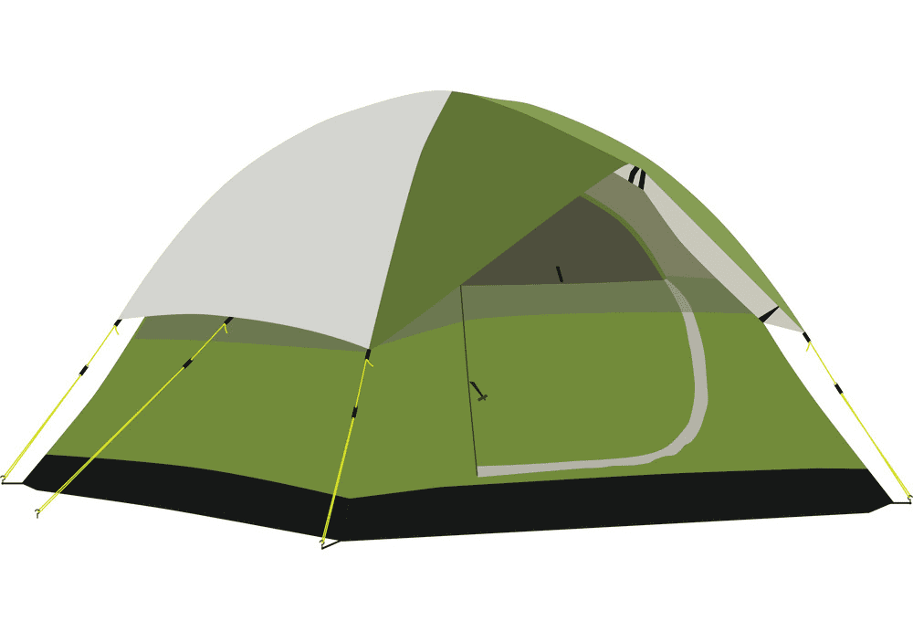 Camping Tent clipart for free
