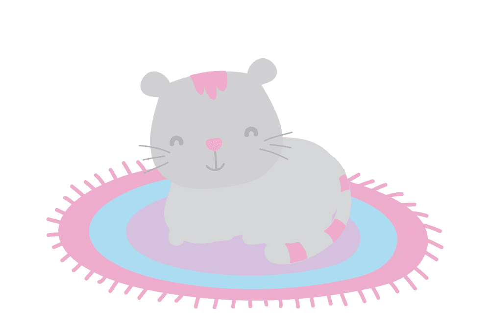 Cat on Rug clipart png