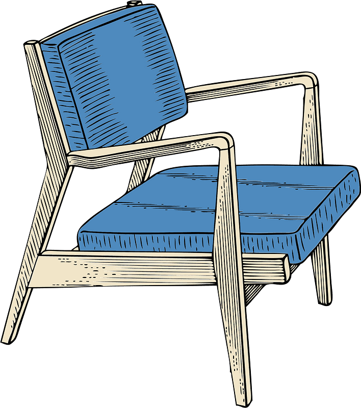Chair clipart transparent background 4