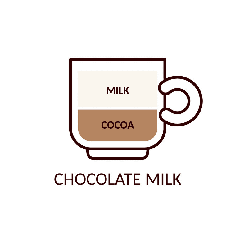 Chocolate Milk clipart png image