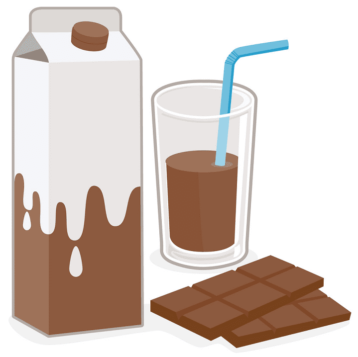 Chocolate Milk clipart