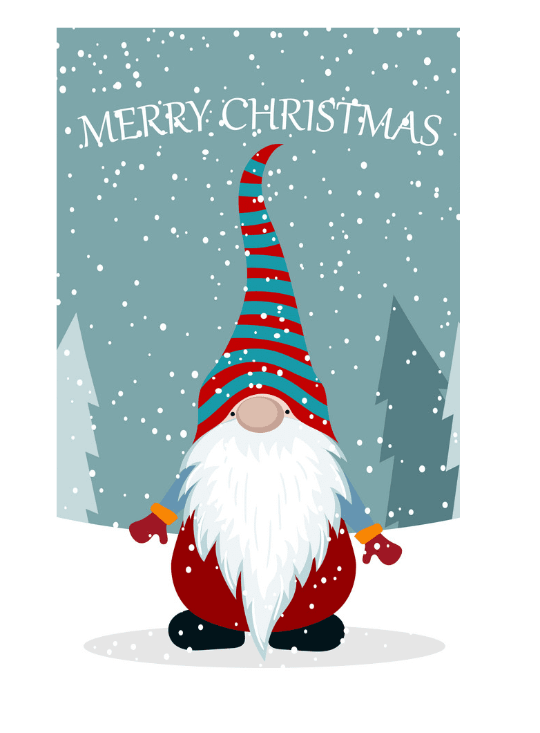 Christmas Gnome clipart download