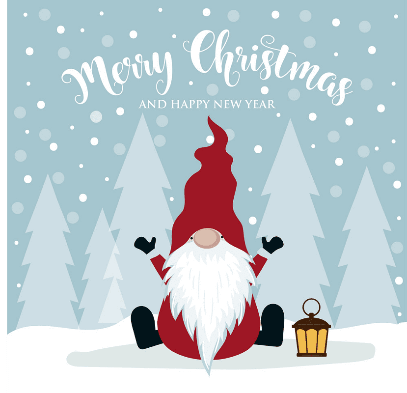 Christmas Gnome clipart free image