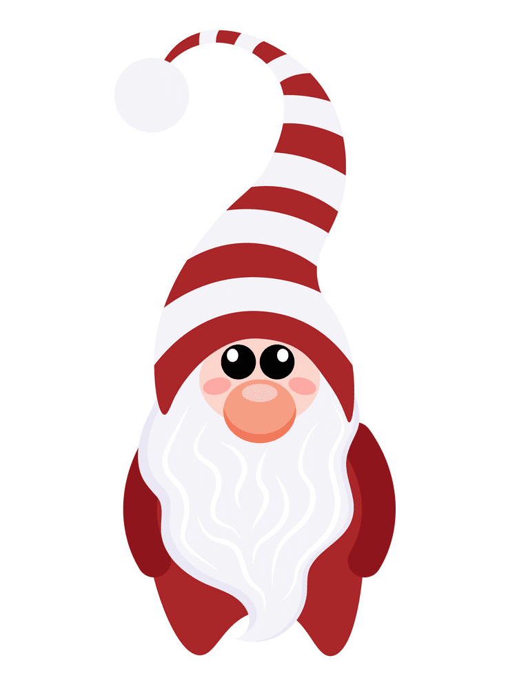 Christmas Gnome clipart free