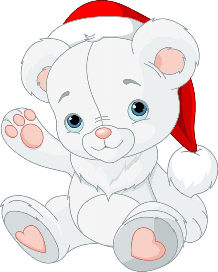 Christmas Teddy Bear clipart