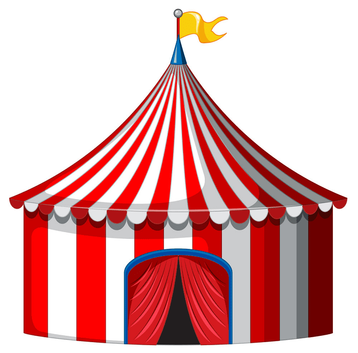 Circus Tent clipart 1