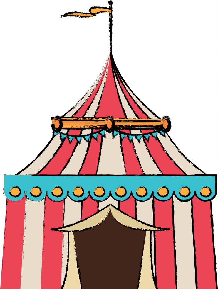 Circus Tent clipart 12