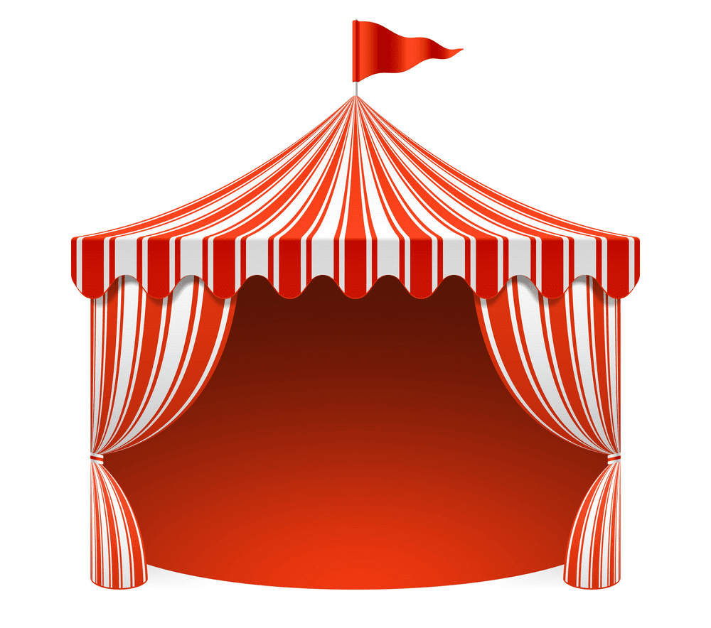 Circus Tent clipart for free