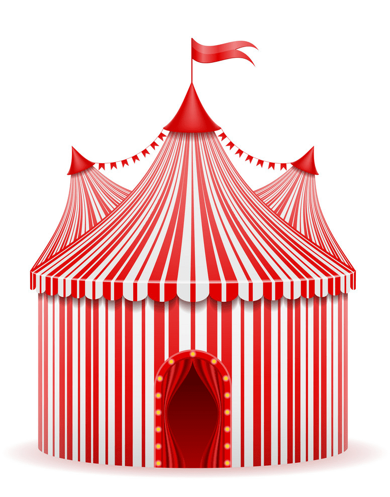 Circus Tent clipart free image