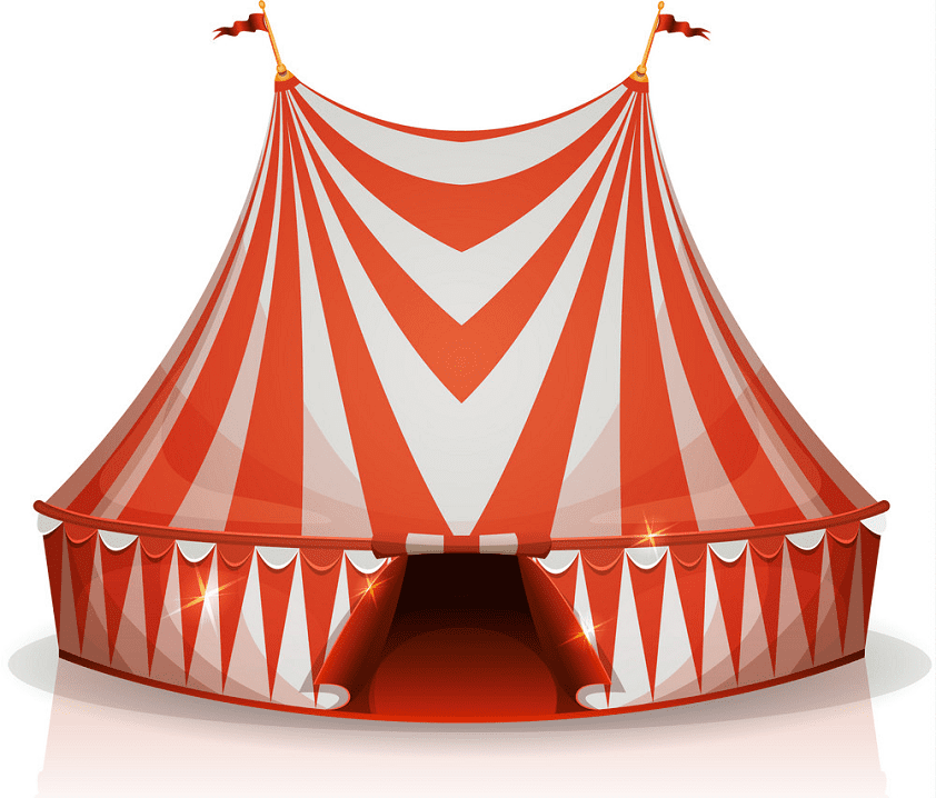 Circus Tent clipart free images