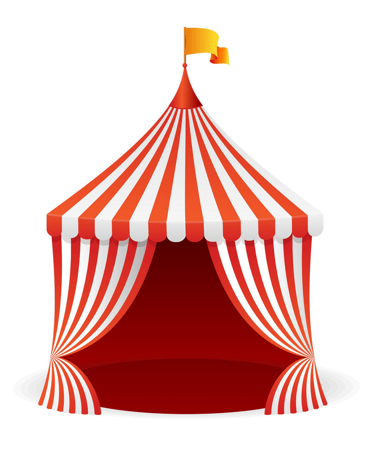 Circus Tent clipart free