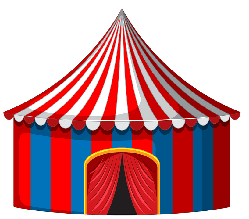 Circus Tent clipart png free