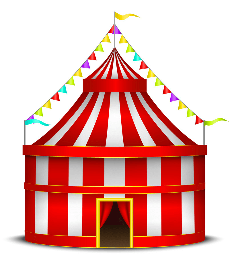 Circus Tent clipart png image