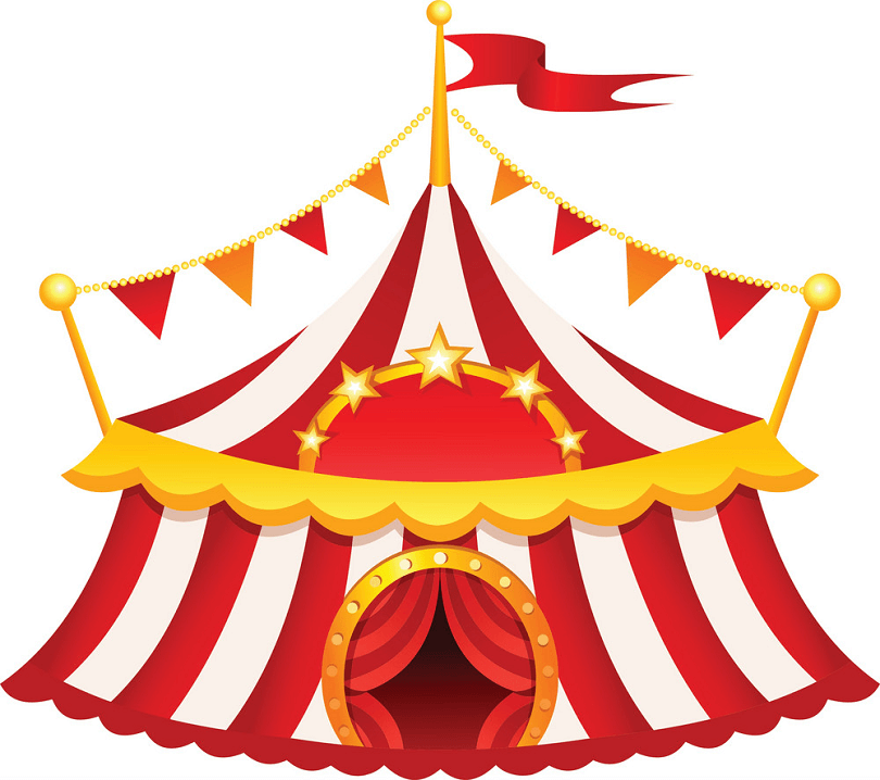 Circus Tent clipart png