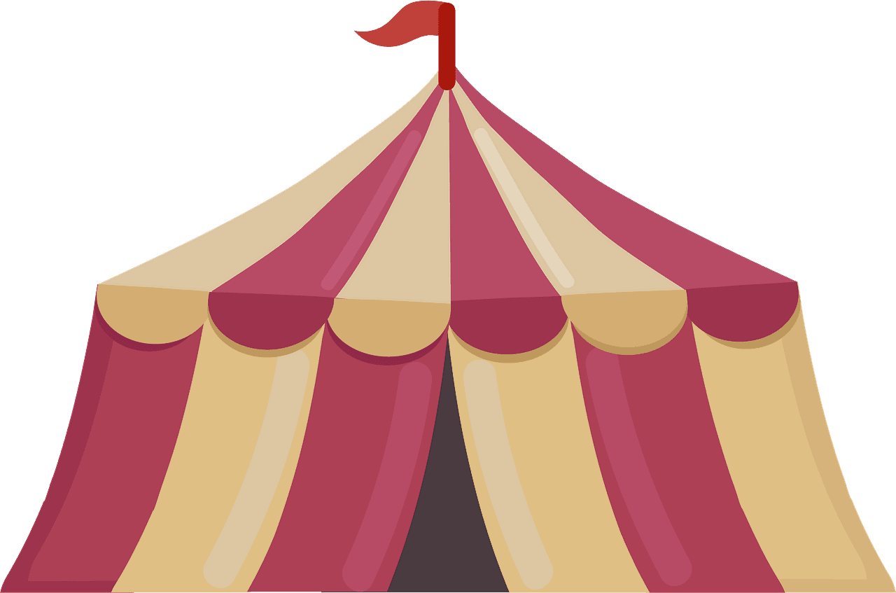 Circus Tent clipart transparent 3