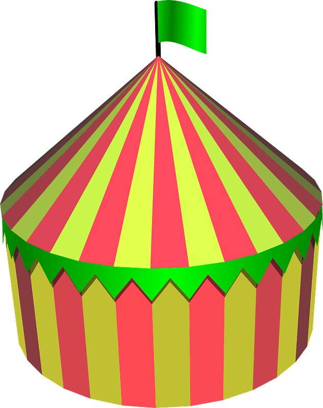 Circus Tent clipart transparent 8