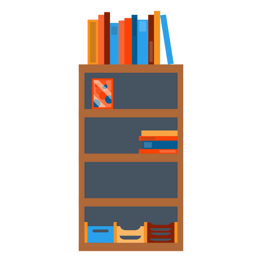 Clipart Bookshelf 1