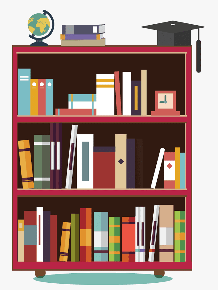 Clipart Bookshelf 3