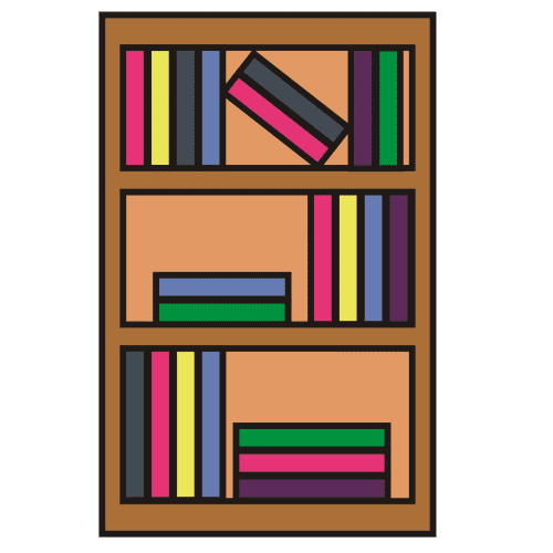Clipart Bookshelf 6