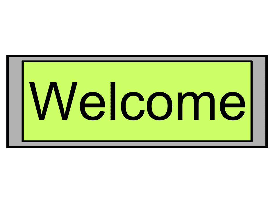 Clipart Welcome 6