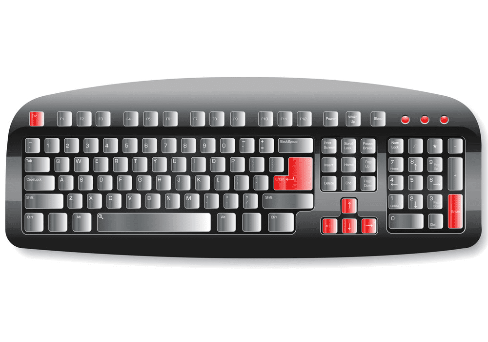 Computer Keyboard clipart images